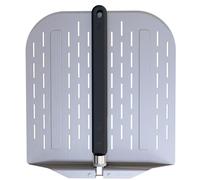neatNuseful Pizza Peel 12 inch with Long Foldable Handle - Aluminum Pizza Paddle - Pizza Spatula or Pizza Turning Peel - Pizza Oven Accessories - For Baking Dough, Bread and Pastry, NNU-PP-12-PRO