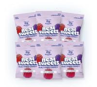 NeatSweets Low Sugar, High Fibre Gummies, Fruity Berries (50g, 6 Packs)