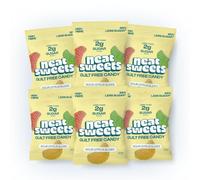 NeatSweets Low Sugar, High Fibre Gummies, Sour Citrus Slices (50g, 6Packs)