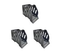 NeaxgeandX 3 set of Thermal Label Paper Holder Compact for Rolls and Fanfold Labels Home Factory Black
