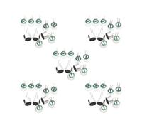 NeaxgeandX 5 set of Aluminum Electret Microphone Mini Electret Microphone Condenser Pickup