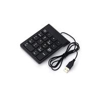 NeaxgeandX Wired Numeric Keyboard 18 Keys USB Computer Mini Numpad Electronic Desktop PC Digital Keypad Household Replacement Equipment