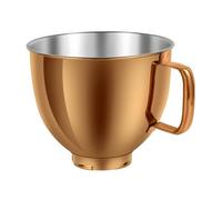 Neaxoyra 5 QT Stainless Steel Mixer Bowl ，Compatible For Kitchenaid Cassic 4.5QT And Artisan 5QT Series Tilt-Head Mixers(Copper Gold)