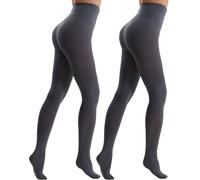 Nebalia 2 Pairs Women's 80D Opaque Soft Colorful Tights | One-Seam Design, High Elastic & Waistband, Reinforced Toe, Soft & Comfortable, 20+ Colors, Daily Life, Dance, Party XS-3XL