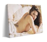 NeBaln Angelina Jolie Sexy Poster Wall Art Scroll Canvas Painting Picture Living Room Decor Home 24x36inch(60x90cm)