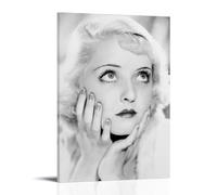 NeBaln Bette Davis Beautiful Eyes Poster Picture Print Canvas Wall Paint Arts Decor Modern Home Artworks Idea 08x12inch(20x30cm)