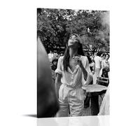 NeBaln Jane Birkin Smoking Poster Artworks Picture Print Wall Art Painting Canvas Decor Homes Decorative 08x12inch(20x30cm)