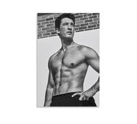 NeBaln Miles Teller Stronger Body Poster Painting On Canvas Wall Art Scroll Picture Print Living Room Walls Decor Homes 16x24inch(40x60cm)