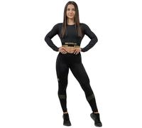 Nebbia Push-up Intense Heart-shaped Gold High Waist Leggings