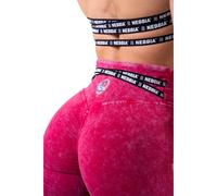 Nebbia Washed High Waisted Leggings LEGACY 777 red Women's Leggings M