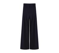 Nebbie Pinstripe Trousers - female - Weekend Max Mara - Wide Trousers - Blue - S - Trousers S