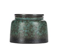 NEBE Tea Tin Canister Ceramic Kiln-changed Tea Cans, Packaging Sealed Storage, Home