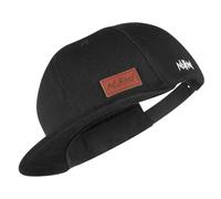 Nebelkind Snapback Cap Men Women Classy Suede Black, OneSize, Basecap Cap, Size Adjustable, Unisex, Trendy, Streetwear Style, Baseball Cap with Straight Peak, Retro