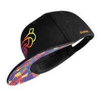 Nebelkind Snapback Cap Men Women Disarmed Weapon Black One Size Adjustable Size Unisex Streetwear Style Baseball Cap with Straight Peak (Rainbow)
