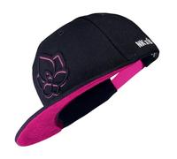 Nebelkind Snapback-Cap Men Women Steini der Keller Black-Pink, OneSize, Basecap Cap, Size Adjustable, Unisex, Trendy, Streetwear Style, Baseball Cap with Straight Peak, Retro
