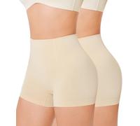 Nebility 2 Piece Shapewear for Women Tummy Control Knickers Body Shaper Pants Seamless Shaping Shorts Lower Belly Waist Trainer Panties Slimming Underwear Boyshorts