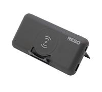 NEBO 10K Wireless Powerbank - 10,000mAh Portable Charger with USB-C PD, USB-A, Qi Wireless Charging, Flip-Out Phone Holder & Kickstand - Fast Charge for Smartphones, Tablets & Earbuds