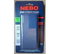 Nebo Black Portable Power Bank 20000Mah