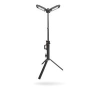 NEBO 4K 2-Head Tripod Light - 4000-Lumen Rechargeable Hybrid-Power Dual-Head Work Light with 280° Swivel, 90° Rotation, 2m Height Adjustment, Carry Bag & Site-Compliant AC Power