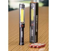 Nebo Big Larry 2-COB 500 Lumen Worklight with Red Emergency Signal Mode BLACK
