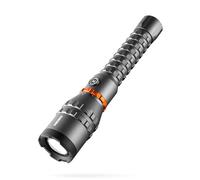 NEBO Davinci 8000 - Rechargeable Torch - Flashlight Equipped with a COB LED - Camping & Hiking Accessories - 8000lm, Steel Grey
