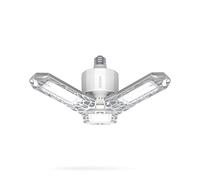 NEBO High Bright 6000 - 6,000 Lumen LED Garage & Utility Light with 3 Adjustable Panels, Screw-in E27 Base, 60W Power, Ideal for Garage/Basement/Closet, Indoor Use Only