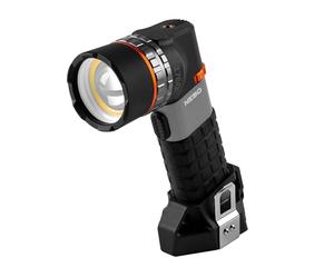 NEBO Luxtreme SL100 Spotlight - Rechargeable Torch with Ultra Long 1 Mile Beam Distance - Flashlight with USB Charging Cable Included