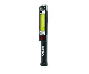 NEBO Magnetic NE6737 Big Larry 2 Pocket Work Light - Powerful LED Pen Inspection Flash Light, Black Torch