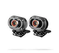 NEBO Mycro 250 Lumen USB C Rechargeable Head Torch (Pack Of 2) - LED headlamp Duo With Detachable Clip, Waterproof, Compact Design, Bright Headlight For Work, Camping, Climbing & Outdoor Activities