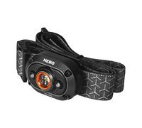 NEBO MYCRO Head Torch - Rechargeable Headlamp & Cap Light for Runners - Headlight with Strap for Outdoor Activities, Running & Sports, Water Resistant - 400 Lumen