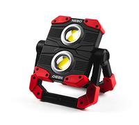 NEBO OMNI 2K Work Light: 2000 Lumen OMNI-Directional Portable Work light Flashlight Features a USB power bank