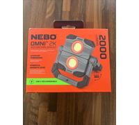 NEBO OMNI Rechargeable Work Light Camping Fishing 2K Lumen Direction+ Power Bank