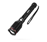 NEBO Redline 6K Rechargeable Flashlight | 6000 Lumens, 4 Light Modes, Durable Metal & Waterproof, Bright Tactical Light for Camping, Hunting & EDC, Includes Charging Cable