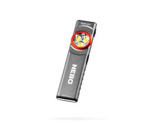NEBO Slim+ Mini USB C Rechargeable Torch - LED Portable Mini Flash Light With Ultra Slim Profile, Bright 250 Lumens Power & Up To 10 Hours Run Time, Waterproof Multi-Use Tool