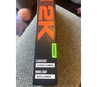 Nebo SLYDE King 2K Lumen LED Magnetic Base Dual Light Torch Camping Fishing NEW