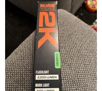 NEBO Slyde King 2K Rechargeable Flashlight & Work Light - Grey