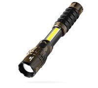 NEBO SLYDE KING Flashlight | High Lumens, Rechargeable COB Work Light & LED Flashlight, Waterproof, Magnetic Base, Great for Camping & Hunting, Includes Charging Cable