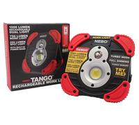 TANGO 1000 Lumen Dual Light with Power Bank - Rechargeable Spot and Work Light, 2600mAh Power Bank, Turbo Mode, and 180º Rotating Arm