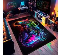 NEBOTON Gaming Rug for Game Room, Gamer Rug for Boys Bedroom, Game Controller Theme 36x24inches