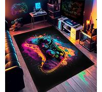 NEBOTON Gaming Rug - Game Room Rug for Boys Bedroom, Gamer Carpet for E-Sports Game Room or Living Room 60x40 inches