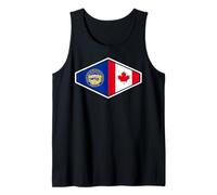 Nebraska and Canada United in Roots Tank Top
