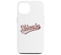 Nebraska Chenille Script State Pride Design Case for iPhone 13