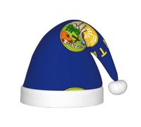 Nebraska State Flag Christmas Hat - Classic Santa Xmas & New Year Party Headwear - Perfect for Holiday Celebrations, Halloween