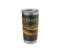 Nebraska Wind-Shaped Land and Quiet Breath Since 1867 Stainless Steel Insulated Tumbler