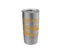 Nebraska Wind-Shaped Land and Quiet Breath Since 1867 Stainless Steel Insulated Tumbler