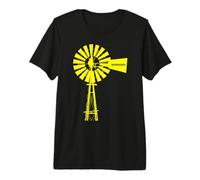 Nebraska Windmill, Vintage, Antigue Premium T-Shirt