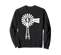 Nebraska Windmill, Vintage, Old Fashioned, Farm Sweatshirt