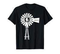 Nebraska Windmill, Vintage, Old Fashioned, Farm T-Shirt