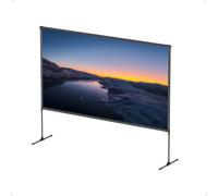 NEBULA 100-Inch Outdoor Projector Screen with Stand, Portable Carry Bag, 16:9 Film Screen, Quick and Easy Setup, Wrinkle-Free and Washable, Durable Aluminium, forOutdoor, Garden, Home Theater