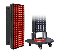 Nebula 600W Red & Near Infrared Light Therapy Device and Trolley Stand Bundle - 120 High-Intensity 660/850nm LEDs, RED & NIR Mode Selector, Portable Lamp for Lifestyle & Home Enjoyment